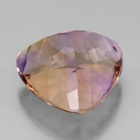 Ametrine Gemstone in 14 x 14 mm (calibrated) Size for Sale, Ametrine Stone in Bi-Color Color