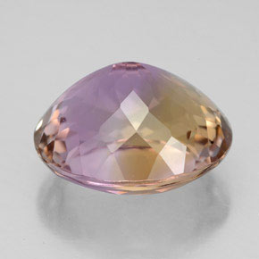 Ametrine Gemstone in 14 x 12 mm (calibrated) Size for Sale, Ametrine Stone in Bi-Color Color