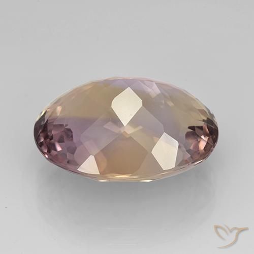 Ametrine Gemstone in 17.4 x 13.6 mm Size for Sale, Ametrine Stone in Bi-color Color