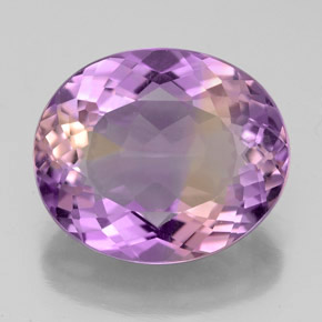5.91 ct Bi-color Ametrine Gemstone, Ametrine Gem in Oval Facet Shape for Sale.