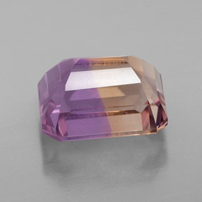 Ametrine Gemstone in 10.8 x 8.6 mm Size for Sale, Ametrine Stone in Bi-Color Color
