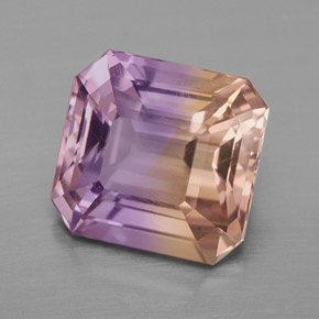 4.98 ct Bi-color Ametrine Stone, Natural Ametrine in Octagon Facet Shape for Sale