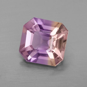 1.64 ct Bi-color Ametrine Stone, Natural Ametrine in Octagon Facet Shape for Sale