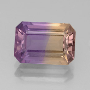 2.39 ct Bi-color Ametrine Gemstone, Ametrine Gem in Octagon Facet Shape for Sale.