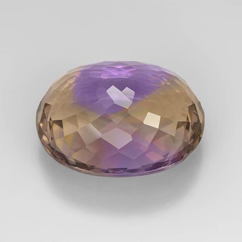 Ametrine Gemstone in 18.4 x 14.7 mm Size for Sale, Ametrine Stone in Bi-color Color