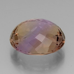 Ametrine Gemstone in 16.3 x 14.8 mm Size for Sale, Ametrine Stone in Bi-Color Color
