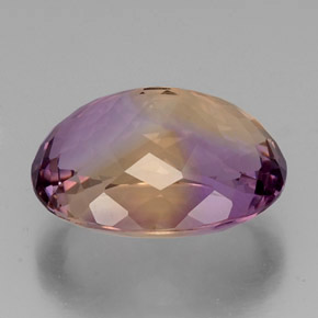 Ametrine Gemstone in 20 x 15 mm (calibrated) Size for Sale, Ametrine Stone in Bi-Color Color