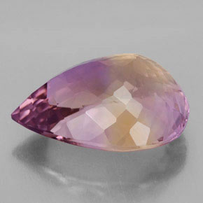 Ametrine Gemstone in 20 x 15 mm (calibrated) Size for Sale, Ametrine Stone in Bi-Color Color