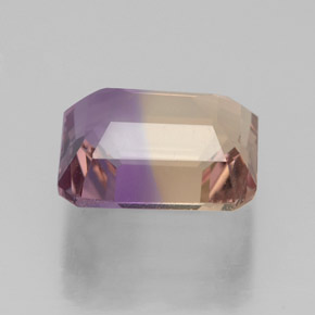 Ametrine Gemstone in 9.9 x 8.7 mm Size for Sale, Ametrine Stone in Bi-Color Color
