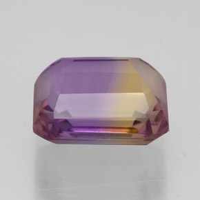 Ametrine Gemstone in 11 x 9 mm (calibrated) Size for Sale, Ametrine Stone in Bi-Color Color