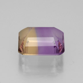 Ametrine Gemstone in 9.4 x 8.3 mm Size for Sale, Ametrine Stone in Bi-Color Color
