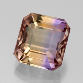 5.07 ct Bi-color Ametrine Stone, Natural Ametrine in Octagon Facet Shape for Sale
