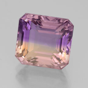4.78 ct Bi-color Ametrine Stone, Natural Ametrine in Octagon Facet Shape for Sale