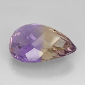 Ametrine Gemstone in 19.6 x 14.5 mm Size for Sale, Ametrine Stone in Bi-Color Color