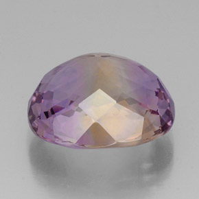 Ametrine Gemstone in 17.2 x 15.3 mm Size for Sale, Ametrine Stone in Bi-Color Color