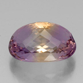 Ametrine Gemstone in 19.7 x 13.6 mm Size for Sale, Ametrine Stone in Bi-Color Color