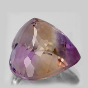 Ametrine Gemstone in 17 x 15.3 mm Size for Sale, Ametrine Stone in Bi-Color Color