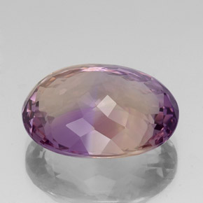 Ametrine Gemstone in 20.7 x 16.4 mm Size for Sale, Ametrine Stone in Bi-Color Color