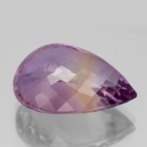 Ametrine Gemstone in 19.1 x 14.8 mm Size for Sale, Ametrine Stone in Bi-Color Color