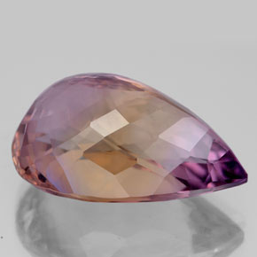 Ametrine Gemstone in 20 x 15 mm (calibrated) Size for Sale, Ametrine Stone in Bi-Color Color