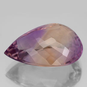 Ametrine Gemstone in 20 x 15 mm (calibrated) Size for Sale, Ametrine Stone in Bi-Color Color