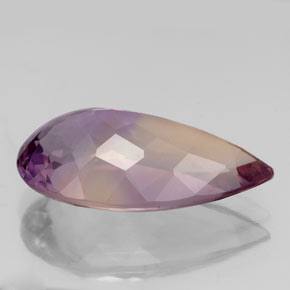 Ametrine Gemstone in 18.3 x 10.2 mm Size for Sale, Ametrine Stone in Bi-Color Color