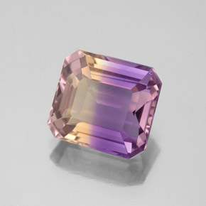 2.97 ct Bi-color Ametrine Stone, Natural Ametrine in Octagon Facet Shape for Sale