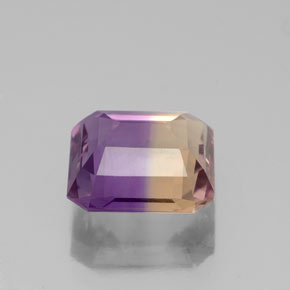Ametrine Gemstone in 9.4 x 9.3 mm Size for Sale, Ametrine Stone in Bi-Color Color