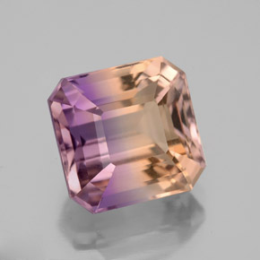 5.98 ct Bi-color Ametrine Stone, Natural Ametrine in Octagon Facet Shape for Sale