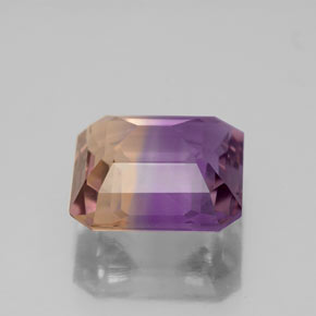 Ametrine Gemstone in 10.5 x 10.3 mm Size for Sale, Ametrine Stone in Bi-Color Color