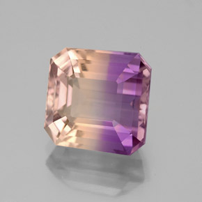 4.48 ct Bi-color Ametrine Stone, Natural Ametrine in Octagon Facet Shape for Sale