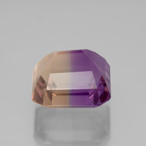 Ametrine Gemstone in 9.8 x 9.6 mm Size for Sale, Ametrine Stone in Bi-Color Color