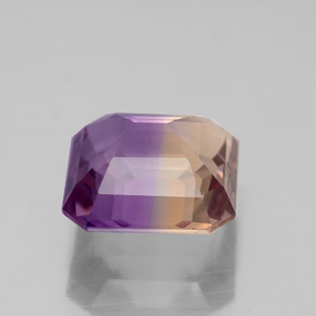 Ametrine Gemstone in 9.8 x 9.8 mm Size for Sale, Ametrine Stone in Bi-Color Color