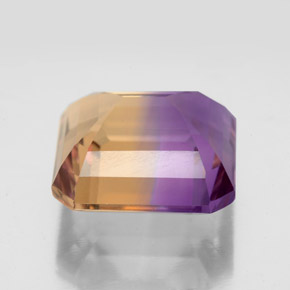 Ametrine Gemstone in 13.2 x 13.1 mm Size for Sale, Ametrine Stone in Bi-Color Color