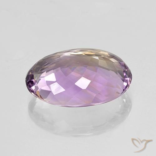 Ametrine Gemstone in 19.4 x 13.9 mm Size for Sale, Ametrine Stone in Bi-color Color