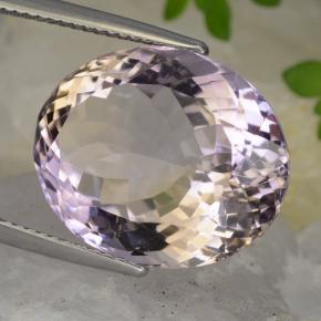 16.69 ct Bi-color Ametrine Stone, Natural Ametrine in Oval Facet Shape for Sale