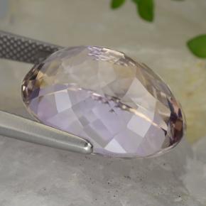 Ametrine Gemstone in 18.5 x 14.8 mm Size for Sale, Ametrine Stone in Bi-color Color