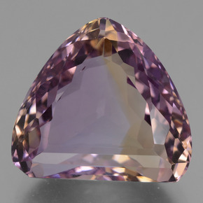 Bi-color Ametrine Gem - 15.4ct Trillion Facet (ID: 433797)