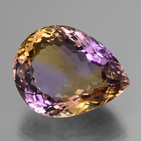 32ct Pear Facet Bi-Color Ametrine Gem for sale 32ct Pear Facet Bi-Color Ametrine Gem (ID: 434530)