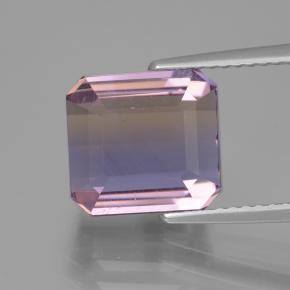 Двуцветный Аметрин Камень - 5.2ct Восьмиугольная ступенчатая огранка (ID: 435325)