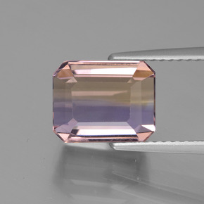 4.3ct Octagon Facet Bi-Color Ametrine Gem for sale 4.3ct Octagon Facet Bi-Color Ametrine Gem (ID: 435329)