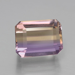 4.3ct Octagon Facet Bi-Color Ametrine Gem for sale 4.3ct Octagon Facet Bi-Color Ametrine Gem (ID: 435557)