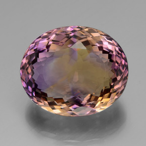 37.1ct Oval Portuguese-Cut Bi-Color Ametrine for sale thumb image of 37.1ct Oval Portuguese-Cut Bi-Color Ametrine (ID: 439467)