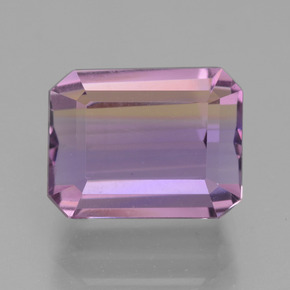 5.4ct Octagon Facet Bi-Color Ametrine Gem for sale 5.4ct Octagon Facet Bi-Color Ametrine Gem (ID: 441423)