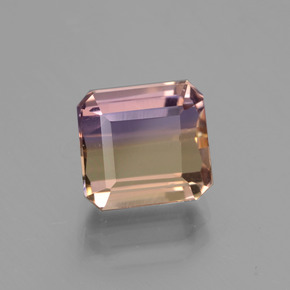 3.5ct Octagon Facet Bi-Color Ametrine Gem for sale 3.5ct Octagon Facet Bi-Color Ametrine Gem (ID: 441447)