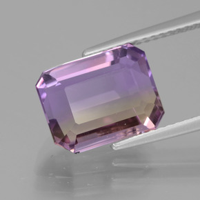 4.8ct Octagon Facet Bi-Color Ametrine Gem for sale 4.8ct Octagon Facet Bi-Color Ametrine Gem (ID: 441831)