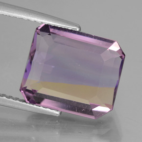 5.2ct Octagon Facet Bi-Color Ametrine Gem for sale 5.2ct Octagon Facet Bi-Color Ametrine Gem (ID: 441840)