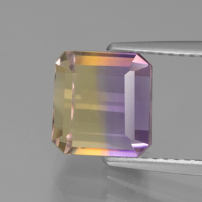 3.4ct Octagon Facet Bi-Color Ametrine Gem for sale 3.4ct Octagon Facet Bi-Color Ametrine Gem (ID: 441981)