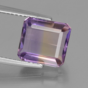 3.5ct Octagon Facet Bi-Color Ametrine Gem for sale 3.5ct Octagon Facet Bi-Color Ametrine Gem (ID: 442117)