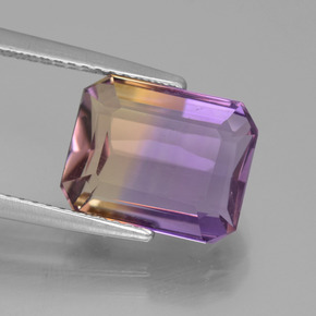 4.8ct Octagon Facet Bi-Color Ametrine Gem for sale 4.8ct Octagon Facet Bi-Color Ametrine Gem (ID: 442263)